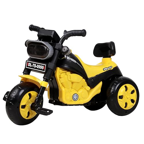 Image of Delhi Retailer Tricycle with Light & Music /Baby Trike /Age Group 2 Year to 5years (Red) (Yellow)