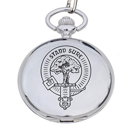 Preisvergleich Produktbild Art Pewter Taschenuhr mit Clan-Wappen