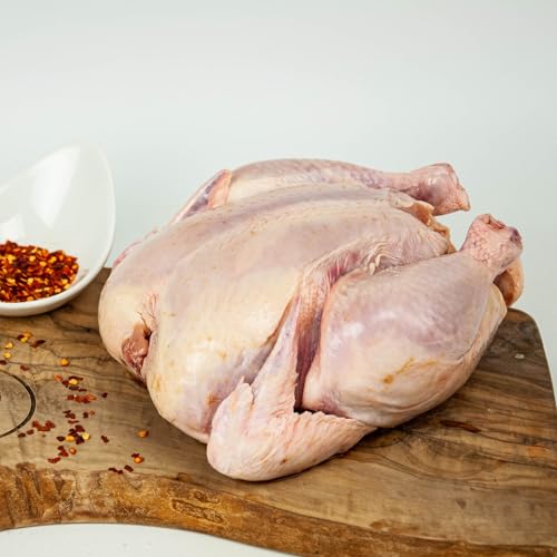 Fossil Farms All-Natural Whole Chickens, Fresh, 10 count of 3.5 pound each, 35 pound Case, Ideal for Roasting and Culinary Creations, Hormone-Free, Antibiotic-Free