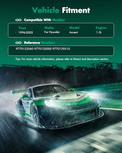 Image of SCITOO AC Compressor fit for Hyundai for Accent 1.5L 1996-2003 | Fast Cooling, Ultra Low Noise (≤72 dB)Air Conditioner Compressor with Clutch, Easy Installation, 9770122060 9770125000