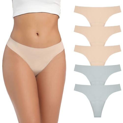 Image of Women's Incontinence Thong Panties Washable Leak Proof Underwear 5 Pack 2XL