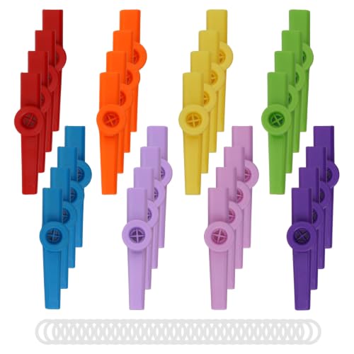 32-Piece Plastic Kazoo Set