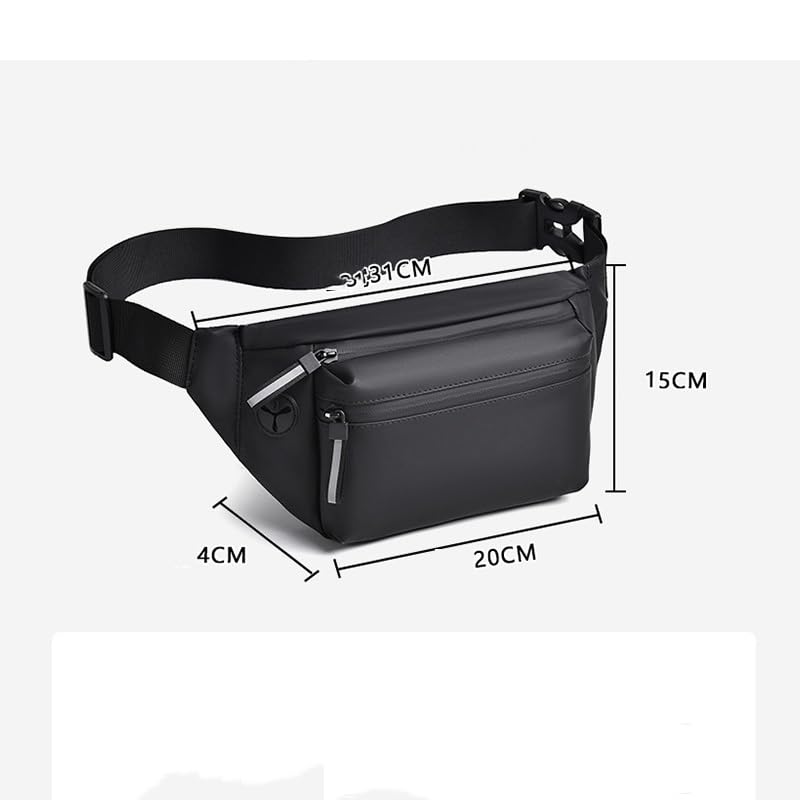 Pack de cintura para hombres y bolsa de deporte multifunción impermeable 4