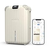 MANITYA Small Dehumidifier for Bedroom 580 sq ft Portable Dehumidifiers for Home with APP 60oz Capac