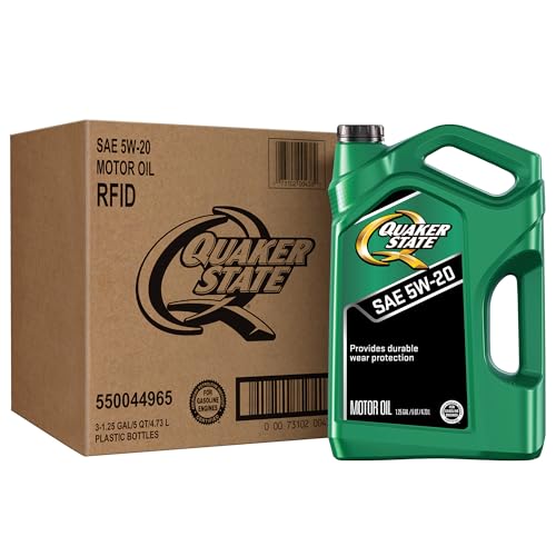 Quaker State Motor Oil, 5W-20, 5 Quart (3 Pack)