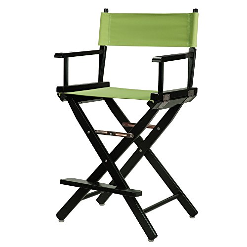 Casual Home Director Chair, Beech, Lime Green, 24"-Counter Height