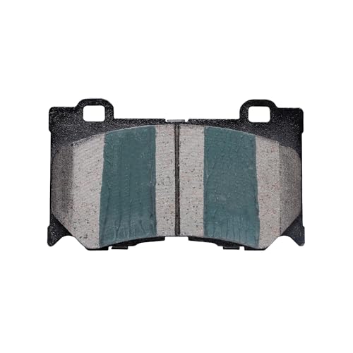 Image of Detroit Axle - Front Brake Pads for INFINITI G37 M37 M56 FX50 Q50 Q60 Q70 Q70L QX70 Nissan Z 370Z, Ceramic Brake Pads with Hardware Replacement