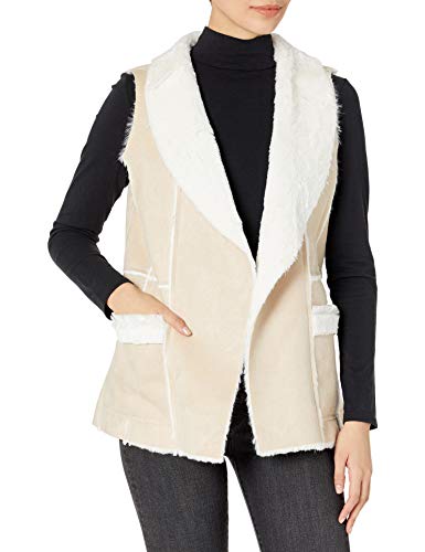 cupcakes and cashmere Women's Chrissie Vest, Latte, XS