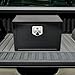 FGJQEFG 24'' Heavy Duty Truck Tool Box Steel for UnderBed Trailer Outdoor Car with Lock and Key - 24 x 14 x 16 Inch Black Underbody Toolbox