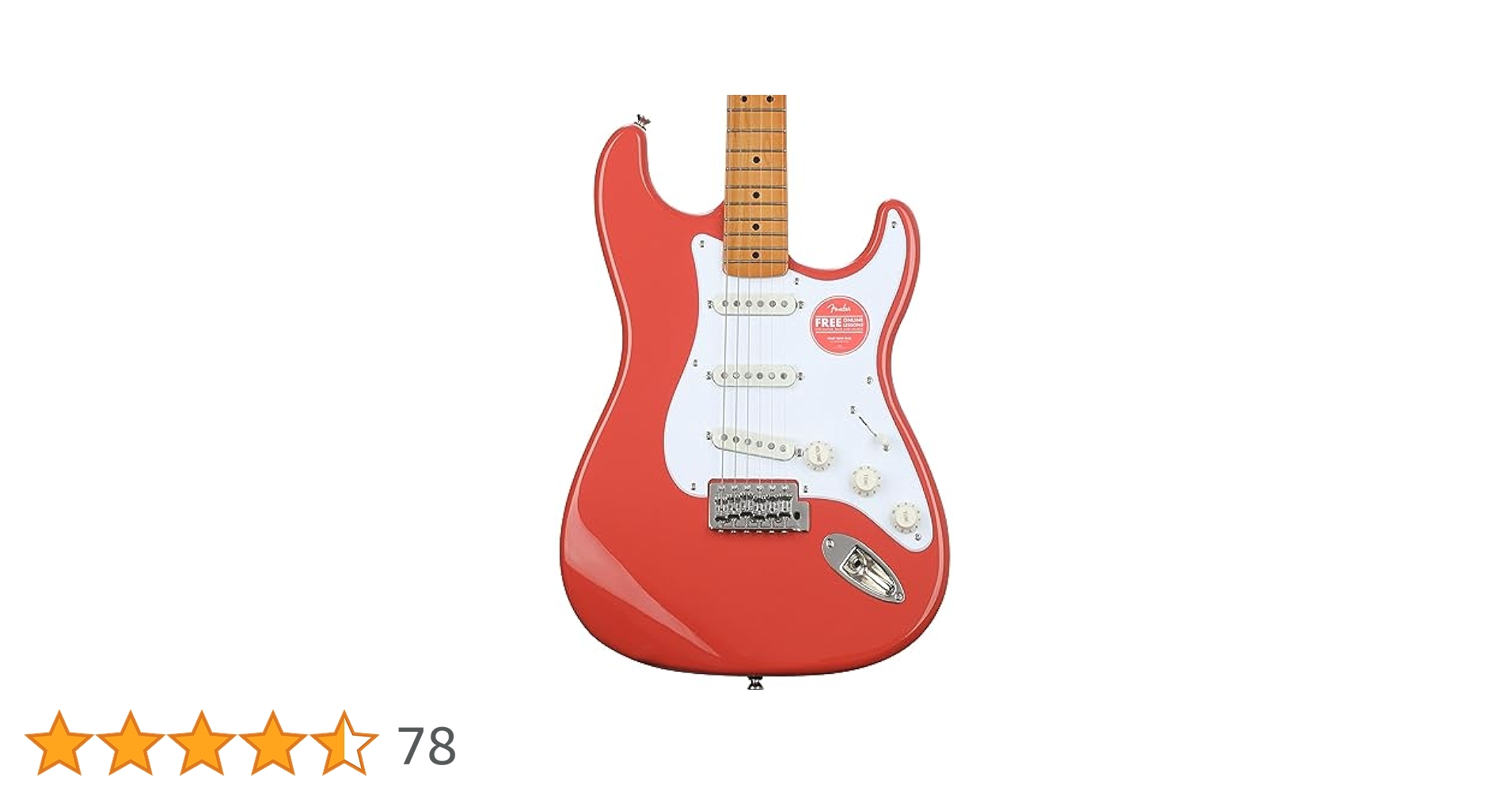 Fender Squier Classic Vibe 50-tych Stratocaster - Fiesta Red