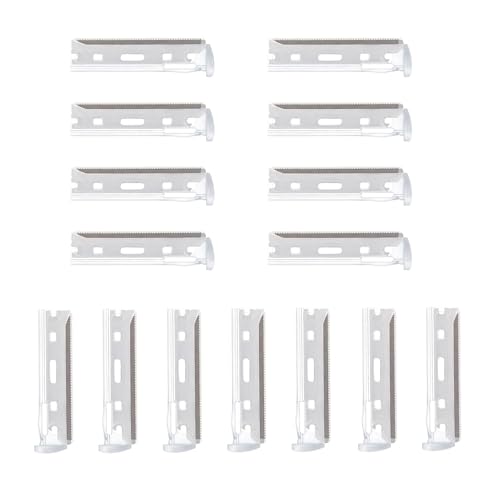 15-Pack Facial Razor Refill Blades Compatible with Tweezerman Razors Precision Stainless Steel Replacement