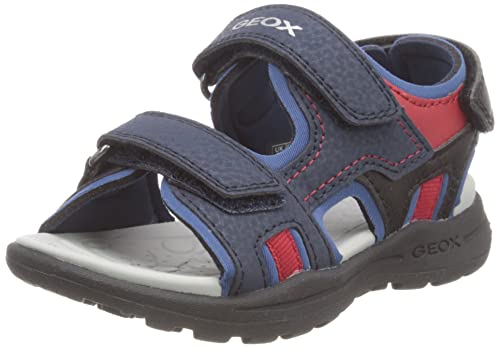 Geox Garçon J Vaniett Boy B Sandales, Navy/Dk Blue, 31 EU