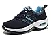 Scarpe Running Donna Traspiranti Leggero Mesh All'Aperto Atletico Passeggio Antiscivolo Cuscino d'Aria Moda Sneakers Blu 36 EU