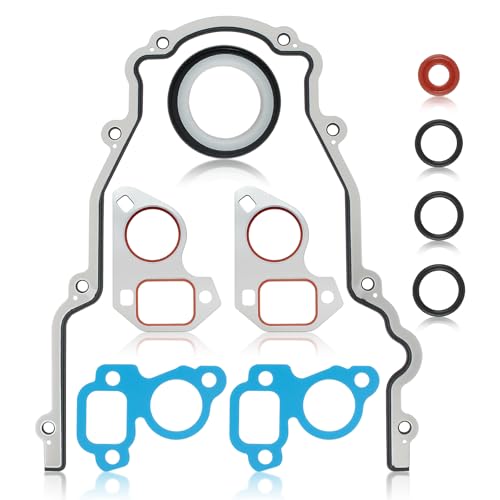 Image of GoaMotors Timing Cover Gasket Seal TCS45993 Water Pump Gaskets Main Seal Fits for GM for Chevrolet LS Series LS1 LS2 LS3 LS6 LQ9 LQ4 Vortec 4.8 5.3 5.7 6.0 for Pontiac G82 for Cadillac CTS