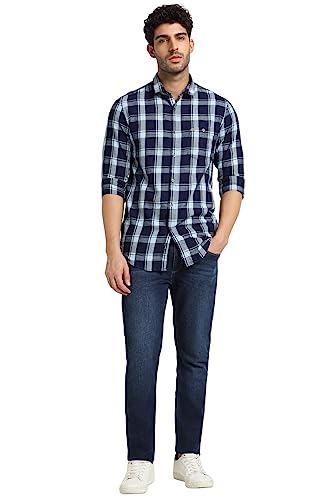 Image of Peter England Men's Cotton Slim Fit Shirt
