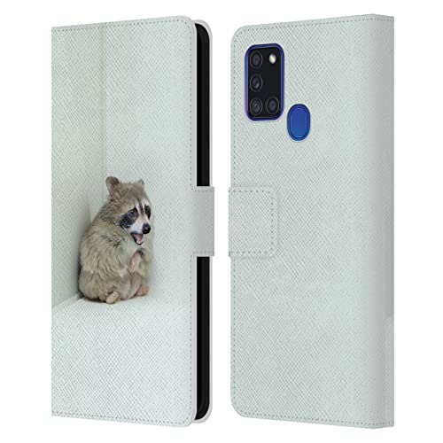 Housse cuir Galaxy A21s protection antichoc animaux