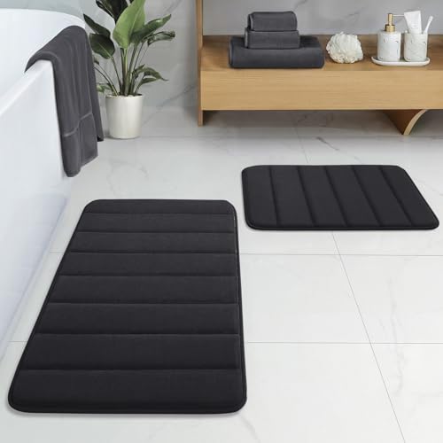 50% Off BYSURE Memory Foam Bathroom Rugs Set - Use Code 4F2P32T3