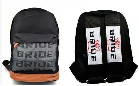 Bride Racing Backpack Adjustable Racing Harness Shoulder Straps Stylish Bagpack for Travelling and Laptop