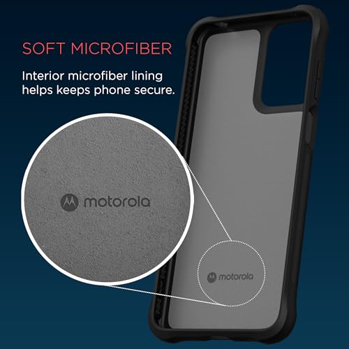Image of Motorola Moto G Play (2024) Rugged Protective Case- Black | Precision fit, Military Grade Shock Absorbing Cover for Enhanced Phone Grip, Drop Protection