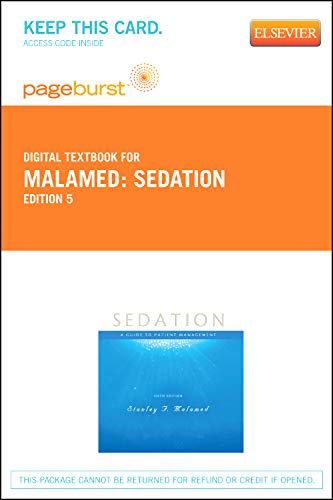 Sedation - Elsevier eBook on VitalSource (Retail Access Card): Sedation ...