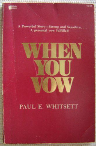 When you vow B0006XFSMQ Book Cover