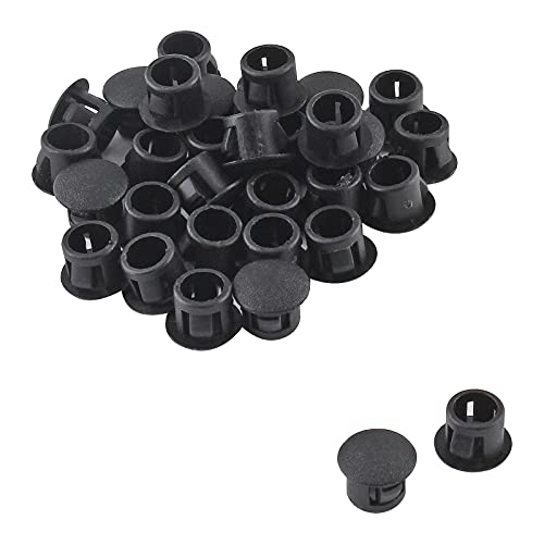 Image of 36 Pcs Black 5 /16 Inch (8mm) Hole Plug