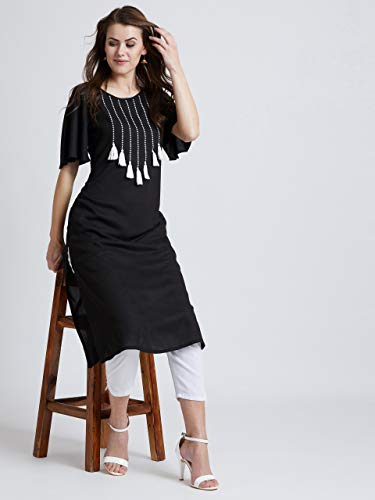 Image of Rare Roots Women's Rayon Regular Kurta