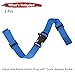 TIXIPEM Backpack Chest Strap [1PCS] - Adjustable Sternum Straps with Emergency Whistle Buckle Use for Backpack Replacement & Hiking - [Blue] Chest Belt Quick Release Buckle