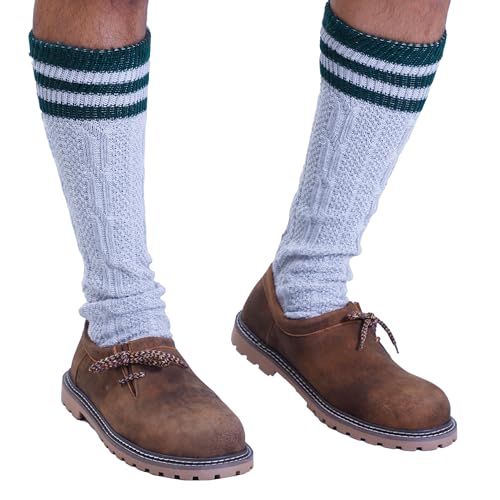 Lederhosen Shoes Men- Authentic German Shoes for Oktoberfest- Trachten Boots for Oktoberfest Outfit - Real Goat Leather - Brown (Brown, US Footwear Size System, Adult, Men, Numeric, Medium, 12) by AlpsOak - Used condition - Image 2