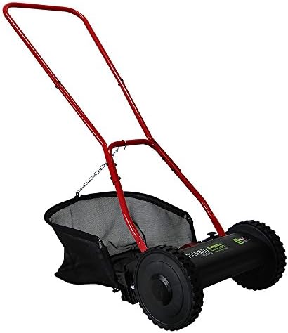 Amazon ミナトワークス 手押し芝刈り機 ブラック リール式5枚刃 刈幅300mm Lma 300 Bk 芝刈り機