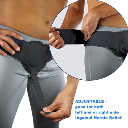 Faja para hernia ajustable para hombre talla única miniatura 2