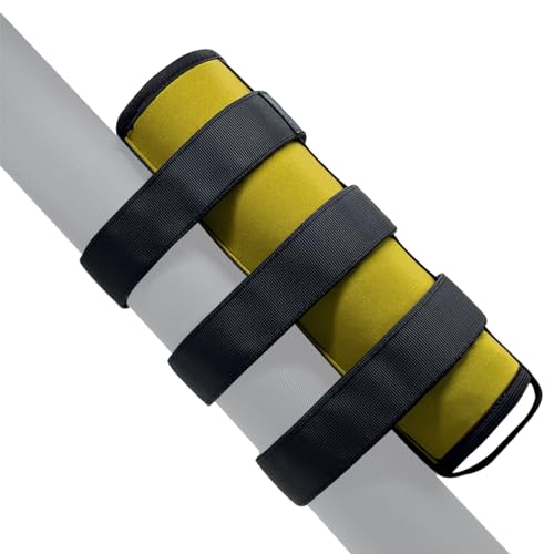 Image of Roll Bar Fire Extinguisher Mount for Jeep Wrangler YJ TJ JK JKU JL 2.5 Lb Fire Extinguisher Holder Bag(Lemon Yellow)