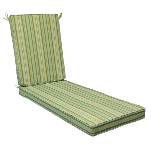 AAAAAcessories Outdoor Chaise Lounge Cushions, 72 x 21 x 3 in, Set of 1