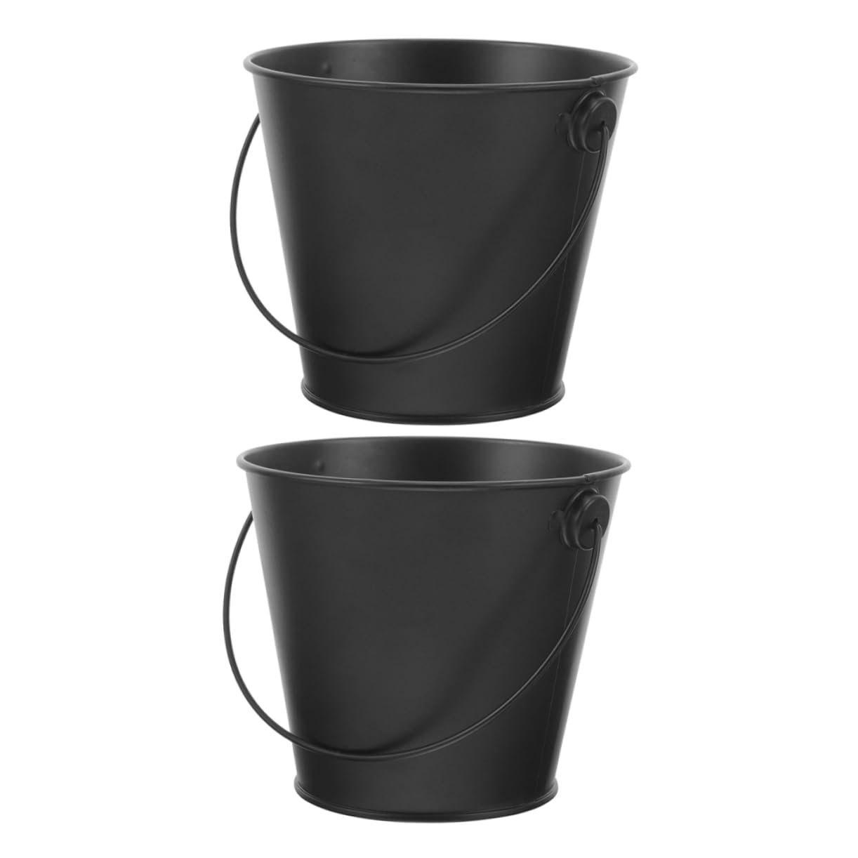 BESPORTBLE Barbecue Grill Accessory 2pcs Metal Drip Tray Grease Bucket Rustic Utility Pail for Easy Cleanup