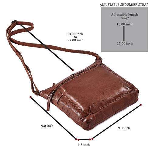 Real Leather Purse for Women Crossbody Bag Travel Shoulder Handbag Small Vintage Pocketbook4