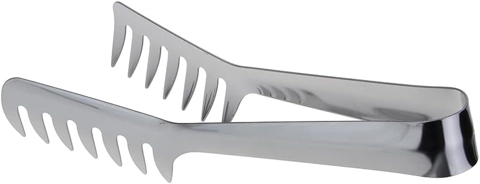 Stainless Steel Food Comb Clip Spaghetti Thongs Noodles Pointed Holder Western Restaurant Tools