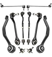 Rockplanet Front Lower Control Arm with Ball Joint, Sway Bar Link Front, Inner & Outer Tie Rod En...