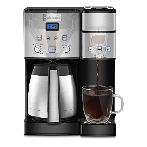 Cuisinart Ss-20P1 10-Cup Thermal Coffeemaker And Single-Serve Brewer Coffee Center & Ss-20P1 10-Cup Thermal Coffeemaker And Single-Serve Brewer Coffee Center, Glass, Stainless Steel #TOP3