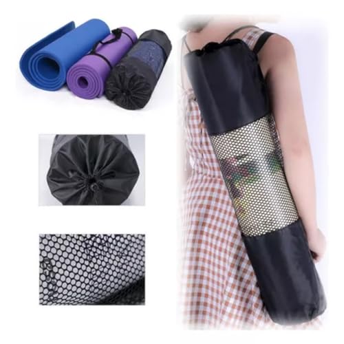 Tapete De Yoga Para Exercícios P/Academia Pilates Mat Loga (Rosa)