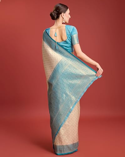 Monjolika Fashion kanjivaram silk saree in soft silk – image 3