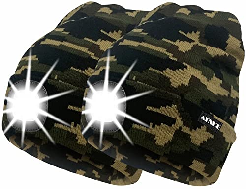 Bonnet LED pour running et marche nocturne en hiver lot de 2