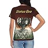 Ladies' Quo Rock Band Status Sleek-fit T-Shirt High-end Timeless Top Elegant Versatile T-Shirt Multicolor L #5