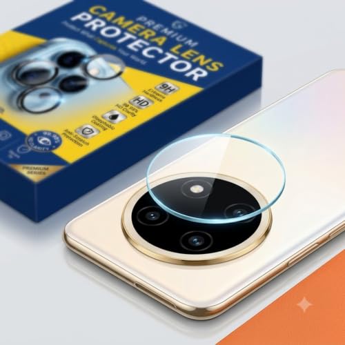 Image of Camera Lens Protector Compatible with OnePlus N6 | 9H Hardness Tempered Glass Camera Ring Guard | Ultra-Clear Anti-Scratch Cover (Pack of 1)