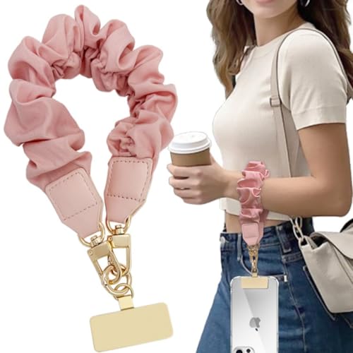 EEUOPQ スマホストラップ 手首 ハンドストラップ シュシュ