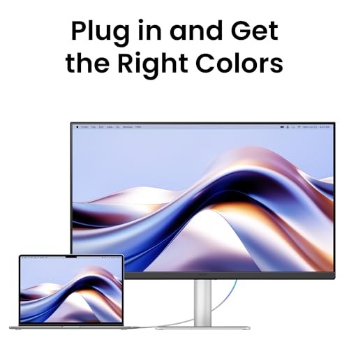 Image of BenQ MA320UG 32 inch 4K 120Hz Nano Gloss Monitor for Mac, Dual Thunderbolt 4 96W /15W, Mac Color, Daisy Chain, KVM, Brightness & Volume Control on Mac, Height & Tilt Adjustment, P3 Color Gamut