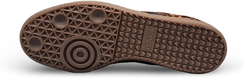 adidas Samba OG Womens Sneaker (Green Leopard Print Dark Gum, 8) - Image 5