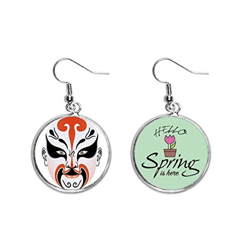 Pendientes de la Ópera de Pekín Mukezhai joyas colgante decorativo de primavera