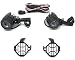 Produktbild Alchemy Parts 30W Motorrad Scheinwerfer + Verkabelung & Schalter Kit für Adventure Motorrad Quad Trike Atv
