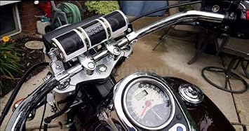 Motorcycle Bluetooth Audio Sound System MP3 FM Radio Stereo Speakers Waterproof Silvery