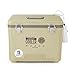 Engel 19qt Live Bait Cooler Box with 2nd Gen 2-Speed Portable Aerator Pump. Fishing Bait Station and Minnow Bucket for Shrimp, Minnows, and Other Live Bait - ENGLBC19-N-T in Tan